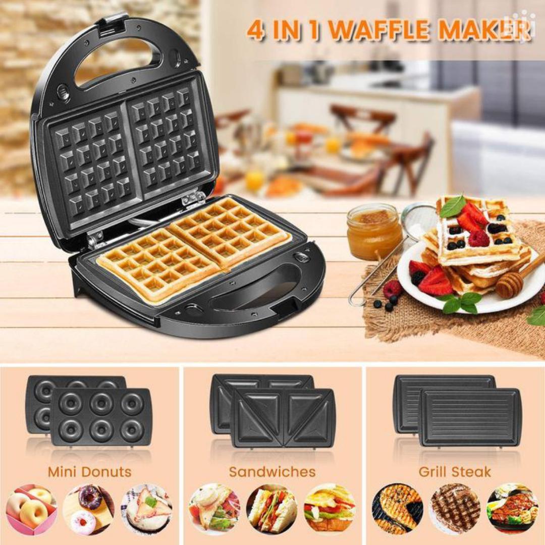 4 in 1 Boma electric sandwich maker with grill donuts and  waffle maker non-stick plates BM-804B 850W