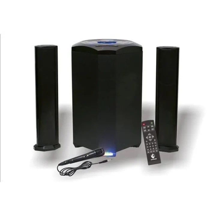 Euroken cylinder 2.1 Multimedia Speaker System 20000W PMPO EK-607 with microphone Karaoke , USB , BLUETOOTH , FM RADIO
