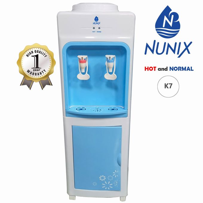 Affordable K7 free standing Hot And Normal Nunix Water Dispenser With stainless steel water tank and easy to clean