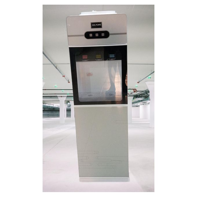 AILYONS AFK-112 3 Taps Hot & Cold & Normal Water Dispenser Heating capability: 5L/Hr 85 Degree Cooling capability: 0.8L/Hr 10 Degree Silicon water Outlet Pipe Electric Cooling     Hot & Col