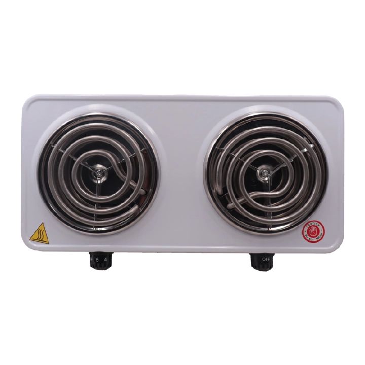 2000W Rashnik Spiral double Hot Plate Electric Sprial Hotplate Cooker double coil Electric Cook Rashnik Double Coil Burner -RN-4078W topr White