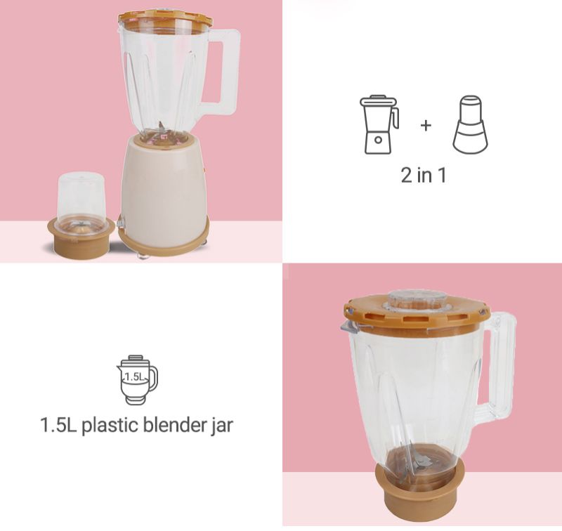 Nunix Ak-100 2 In 1  Blender With Grinding Machine and 1.5 Ltrs jar 350W Nunix blender