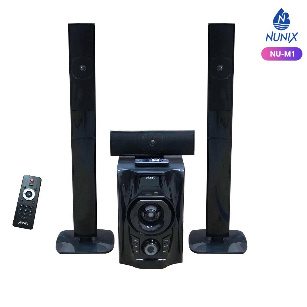 NUNIX M1 mini home theater Subwoofer Speaker System 3.1 CH 12000W P.M.P.O Amazing Sound Super Bass surround High-tech Multimedia Aux/FM/USB ready