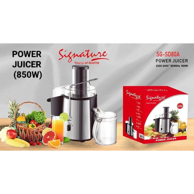 Signature SG-SD80A Electric Juice Extractor / Juicer 850W SG-SD80A Signature Powerful Juicer 850W