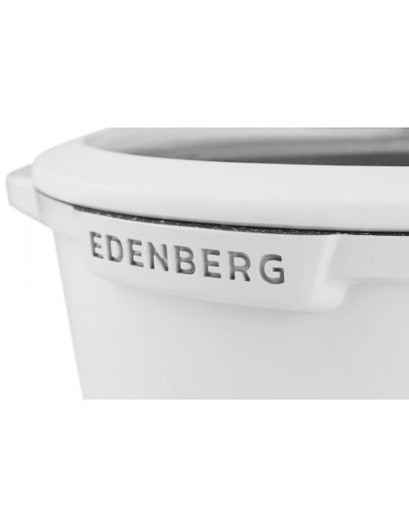 12-piece Luxury Edenberg Cookware Set of Forged Aluminum 12 Pcs Marble Coated white EDENBERG Cookware Set induction cookware set - White EB-5646