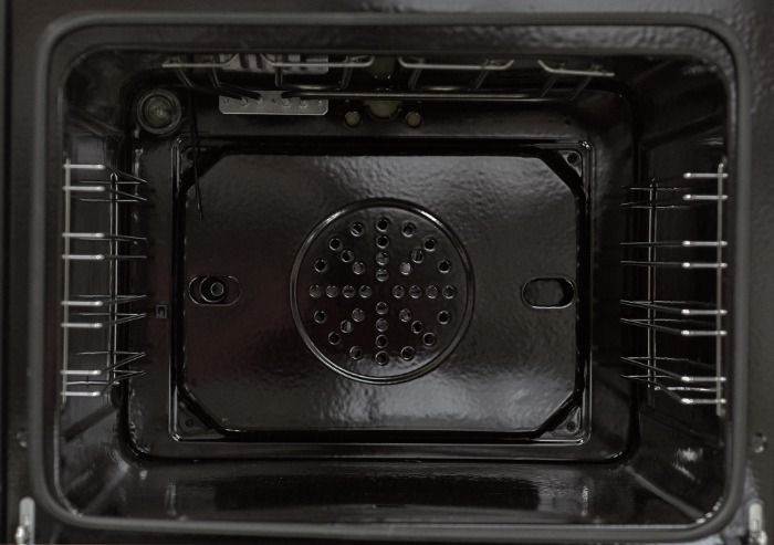 BJS 3 + 1 free Standing gas cooker with 60L Electric Oven And Turbo fan BJS I-6011T Black 60 X 60 3 GAS + 1 100W Hot Plate With Turbo-FAN