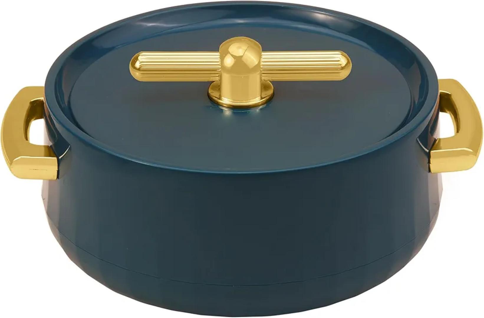 4pcs Selvel Nexus premium Gold Turkish Stainless steel insulated hotpots sizes 1000ml 1500ml  2500ml and 3500ml