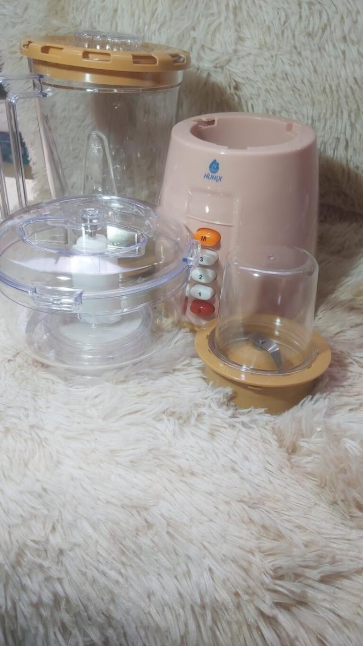 3 In 1 Nunix Blender with Grinder & Chopper Model AK-444 with 1.5L jar 450 watts durable powerful motor high-quality stainless steel blades  safety lock features and automatic overheating protection