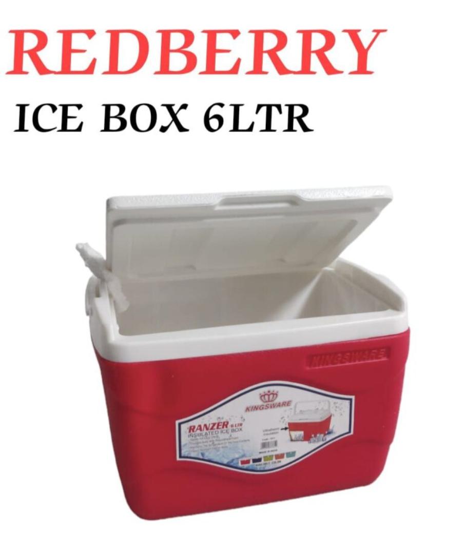 6L kingsware redberry cooler box chiller with double wall insulation. 6L redberry ice cooler box chiller container