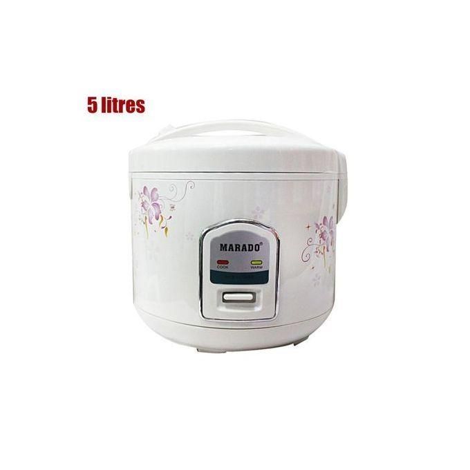 5 Litre Marado electric Rice Cooker, Electric Rice Cooker for White/Brown Rice, Grain – Easy-to-clean, Non-Toxic & Non-Stick, Auto Warmer