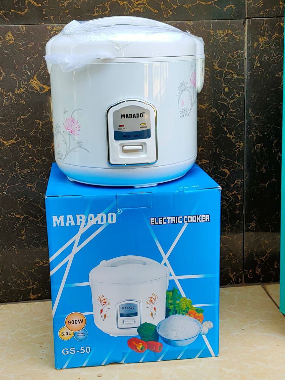 5 Litre Marado electric Rice Cooker, Electric Rice Cooker for White/Brown Rice, Grain – Easy-to-clean, Non-Toxic & Non-Stick, Auto Warmer