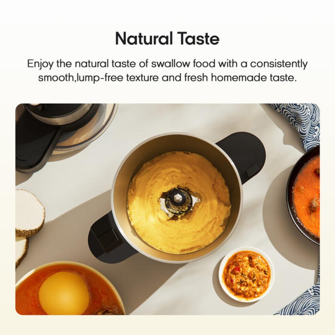 Syinix Fully Automatic Ugali Cooker Swallow Maker Pounding Machine Rice Cooker Cooking Appliance SFM50E1 5L