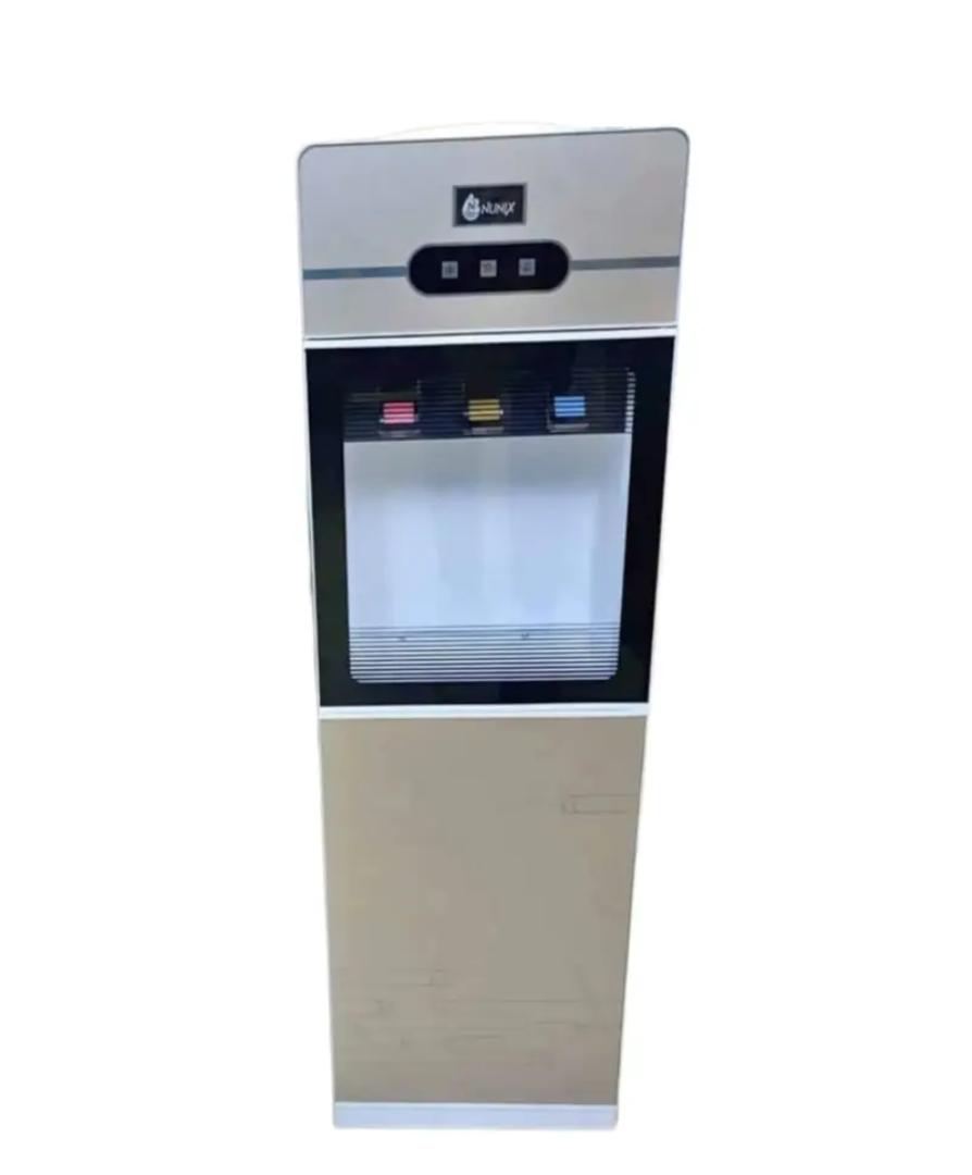 Nunix Z16C 3 Taps Hot Cold and Normal Water Dispenser Temperature control, Storage cabinet in bottom, Stainless steel tank
