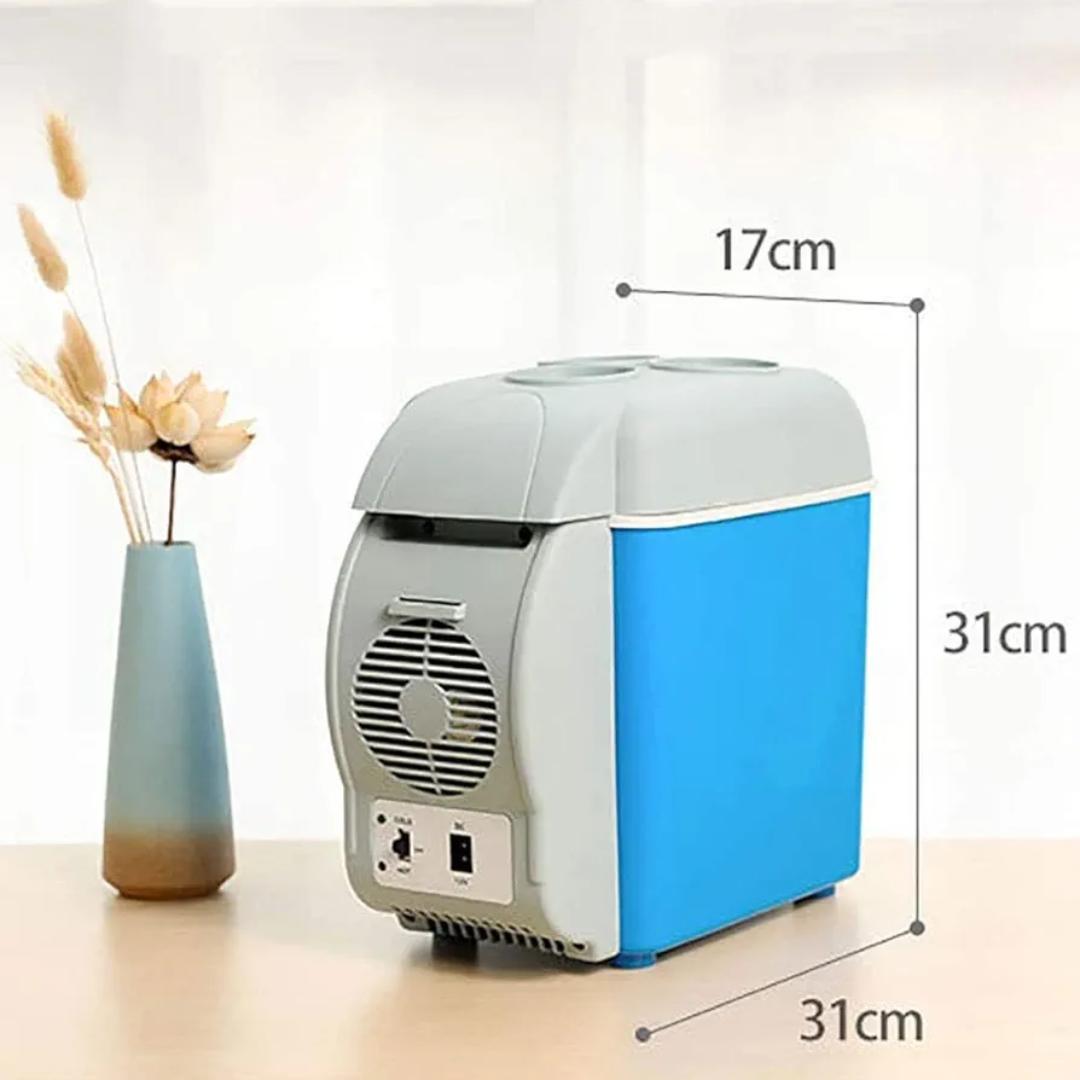 7.5L Portable mini Car Refrigerator Car Dual-Use Mini Refrigerator Heating and Cooling Box With Cup Holder for car and home use