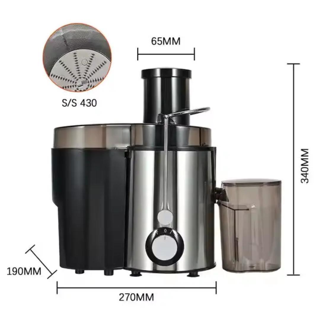 Rashnik RN-1725 Juice Extractor / Juicer

with 1.5L residual jar and stainless steel body 600W