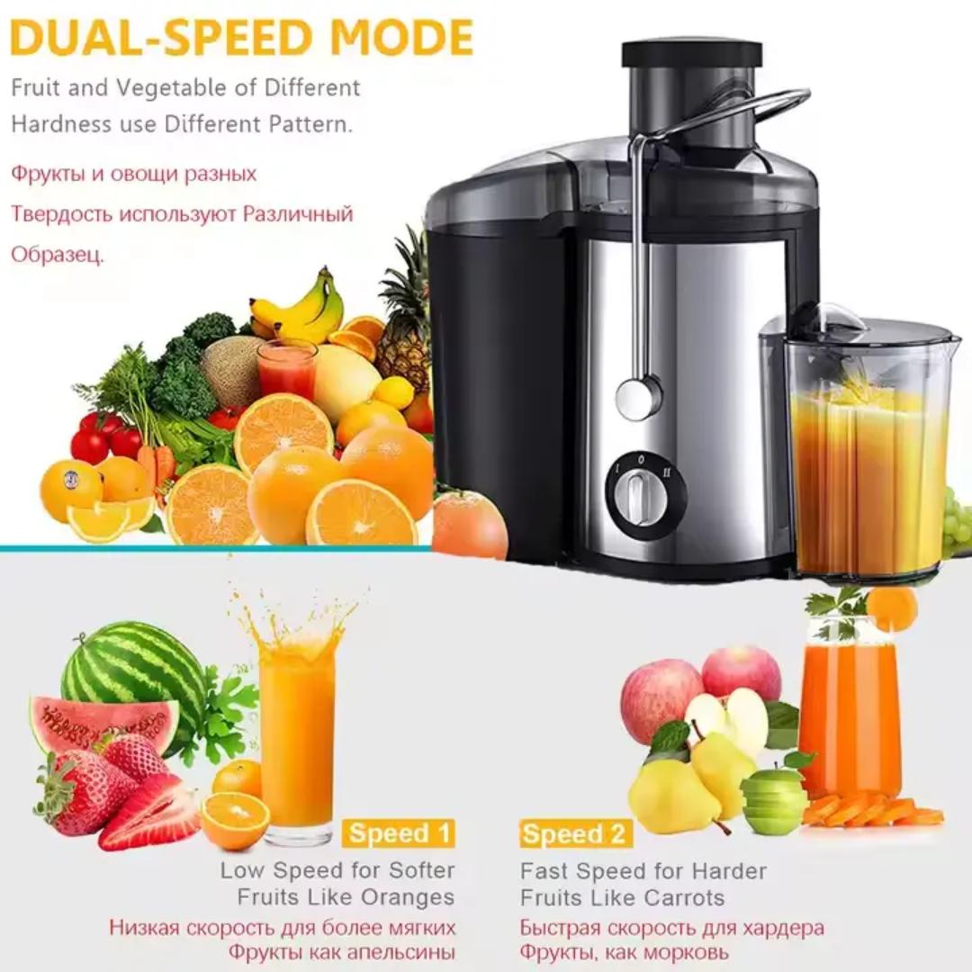Rashnik RN-1725 Juice Extractor / Juicer

with 1.5L residual jar and stainless steel body 600W