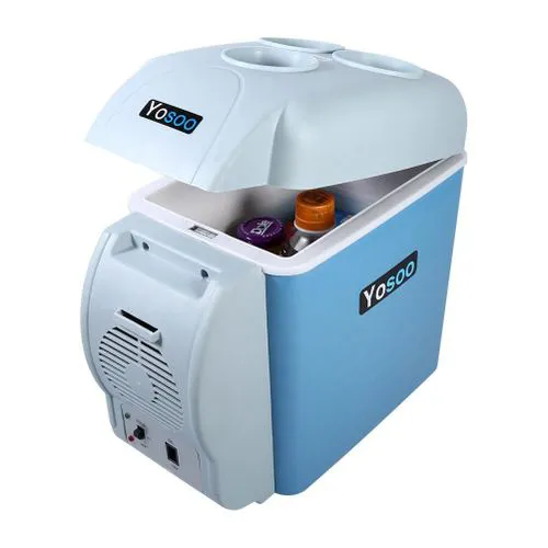 Mini Portable Car Fridge Warmer & Refrigerator Mini Refrigerator Car Refrigerator Home Dual Use 7.5L Portable Car Small Heater and Cooler Cooling Small Refrigerator DC Cooler Small Refrigerator