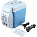 Mini Portable Car Fridge Warmer & Refrigerator Mini Refrigerator Car Refrigerator Home Dual Use 7.5L Portable Car Small Heater and Cooler Cooling Small Refrigerator DC Cooler Small Refrigerator