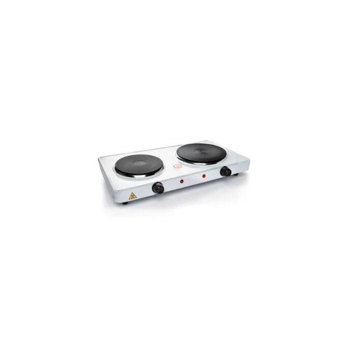 Rashnik double electric hotplate cooktop RN-4079W With independent thermostats 2000W