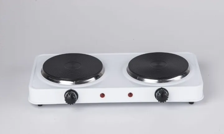 Rashnik double electric hotplate cooktop RN-4079W With independent thermostats 2000W