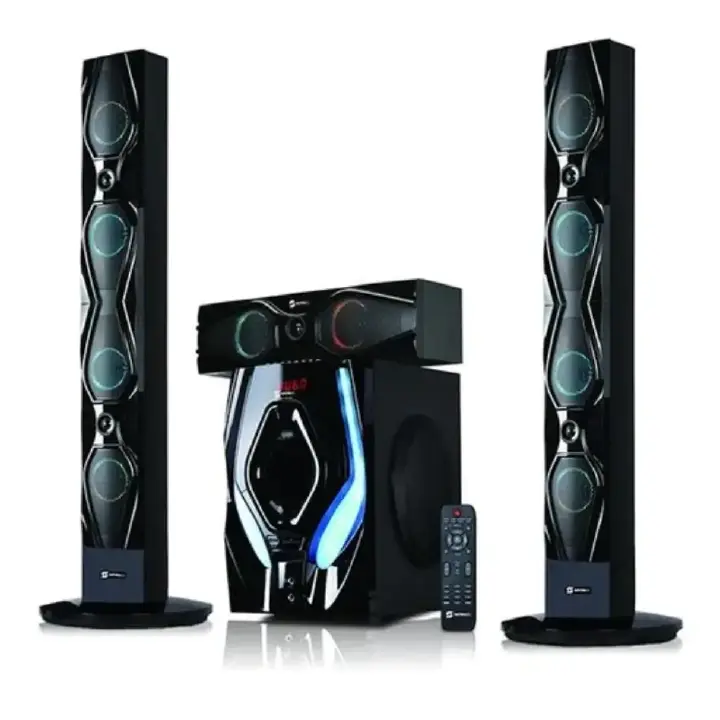 Sayona SHT-1193BT 3.1CH Subwoofer speaker system with Tall Boy Speakers 18000W P.M.P.O Bluetooth home theater system with remote control