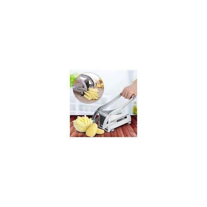 Potato CHIPS Chopper Cutter With Super Two BLADES IN Steel potato chopper chipser stainles steel home and commercial use