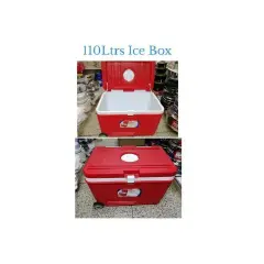 Aristo 110L ice cooler box with double layer insulation for food and medicine storage and transportation