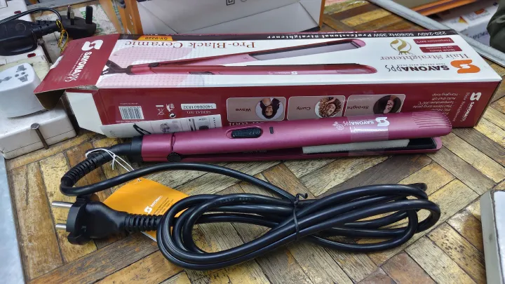 Sayona SY-9329 pro-black ceramic professional hair straightener 220-240V 50/60Hz 35W 200°C