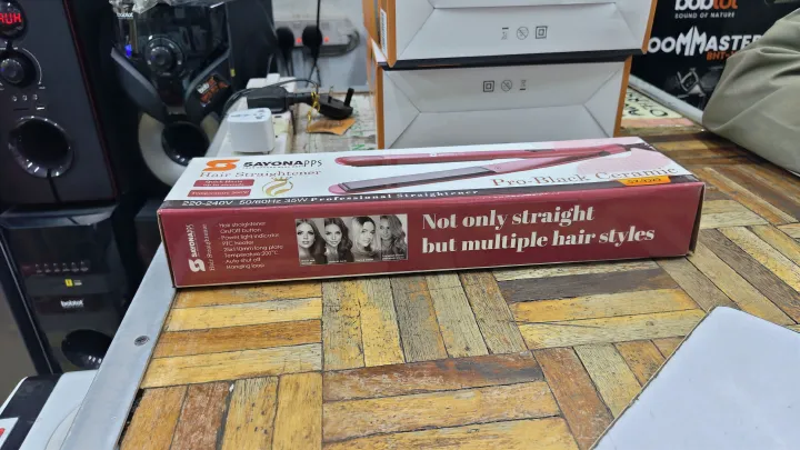 Sayona SY-9329 pro-black ceramic professional hair straightener 220-240V 50/60Hz 35W 200°C