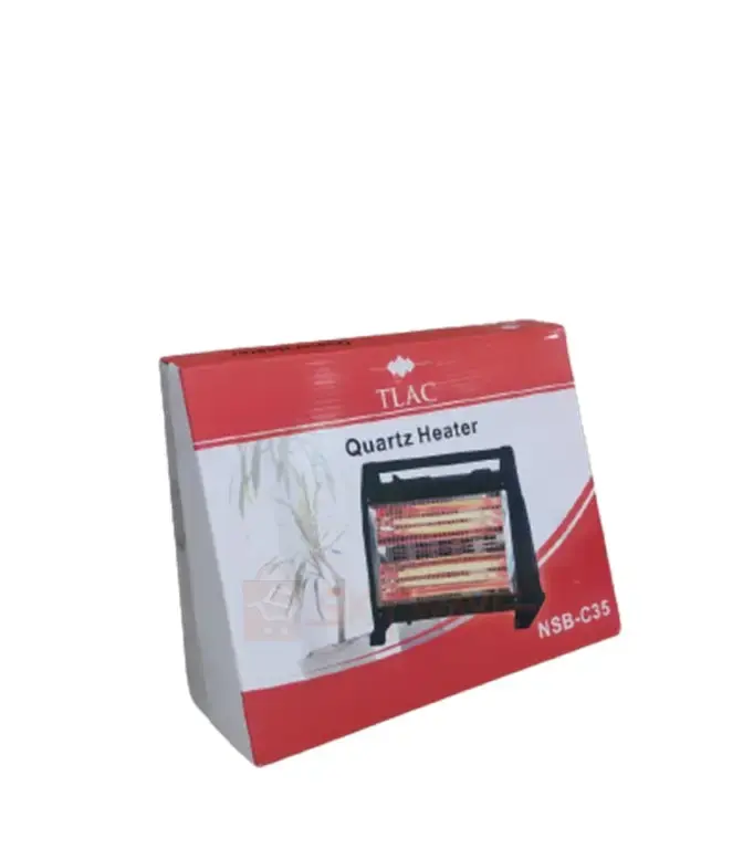 TLAC Electric Quartz Room Heater with Humidifier NSB-C35 black color 800W with 1yr warranty