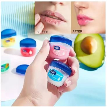 Buy 1 and get a free gift Vaseline Lip Balm Moisturizing Lipstick Base Moisturizer Makeup Natural Plant Anti-Cracking Lip Care Petroleum Jelly Lip Balm