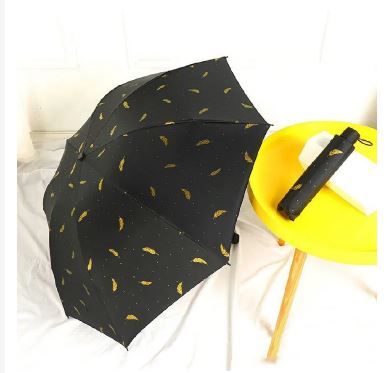 Upgraded Thick Vinyl Sunblock Umbrella Wholesale Manual Business Folding Umbrella Men's And Women's Sun Umbrella Dual Use Sun Protection