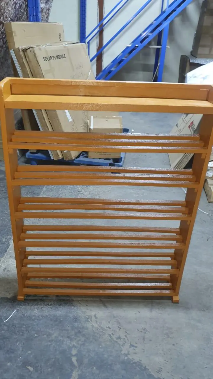 Wooden Shoe Rack Economical Shoe Shelf Simple Shoe Cabinet Multi-layer Assembly Door Dormitory Organizer Shoe Storage Rack as picture.