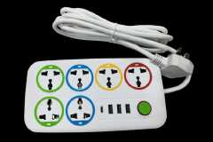 Astra 5 way extension with 3 USB slots and 1 type c slot
🔆3m wire
🔆classy 
🔆2500w max
🔆250v-10A