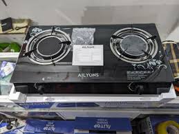 AILYONS High QUALITY infrared Countertop Glass Two Burner Cooker-Auto Ignition