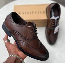 Chocolate laced oxford official leather shoes with durable leather soles / Office shoe / work shoes/ leather shoes / Official shoes