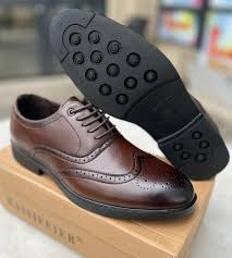 Chocolate laced oxford official leather shoes with durable leather soles / Office shoe / work shoes/ leather shoes / Official shoes