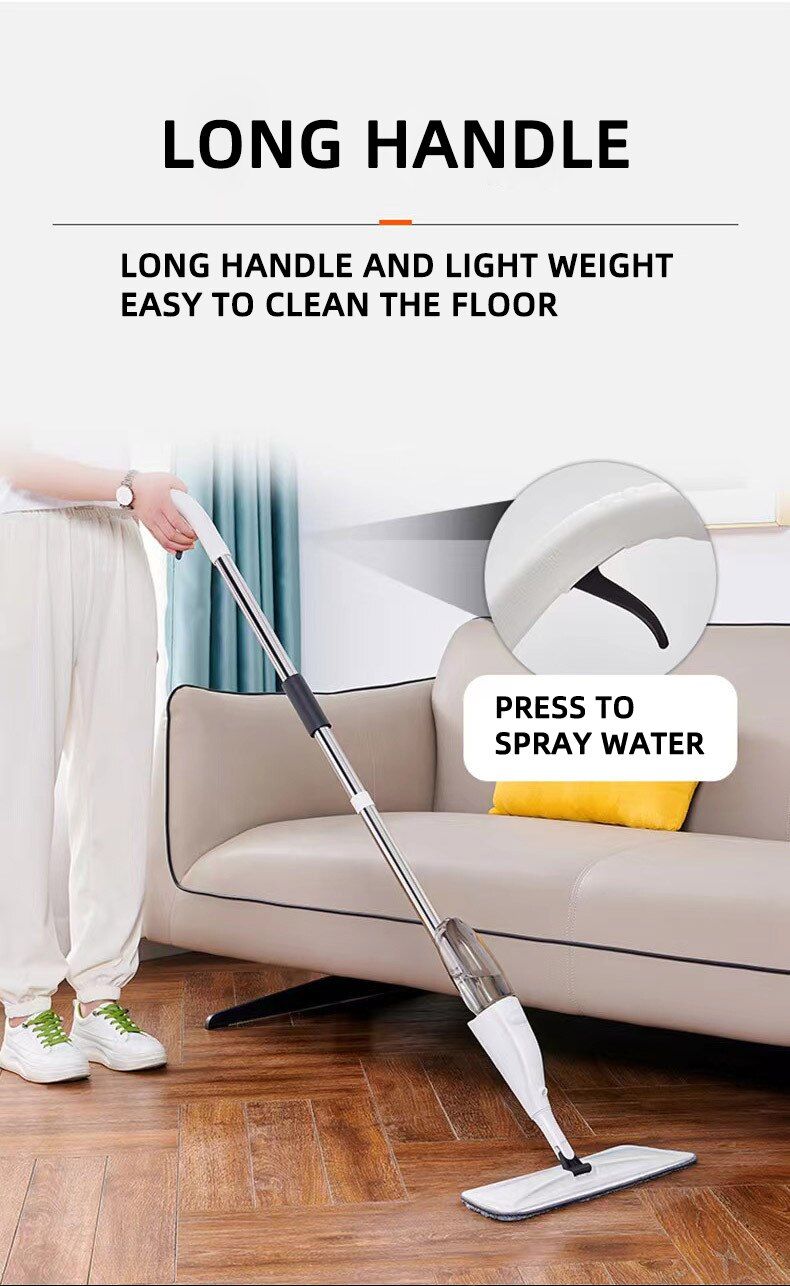 Healthy spray mop now available in 4 colours