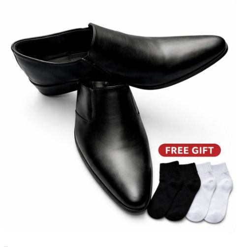 Men Formal Shoes Full leather Leather Brogue Official Shoes Elegant Business Mens Oxford Shoes Brown. FREE Socks Gift Included 🎁