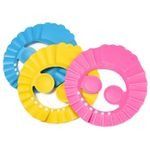 1 Baby Shower Soft Cap Children Ear Protection Shampoo Caps Hat For Kids Adjustable Protect Head Cover Bathing Accessories Adjustable baby shower cap, soft ear protection shampoo hat, kids bathing