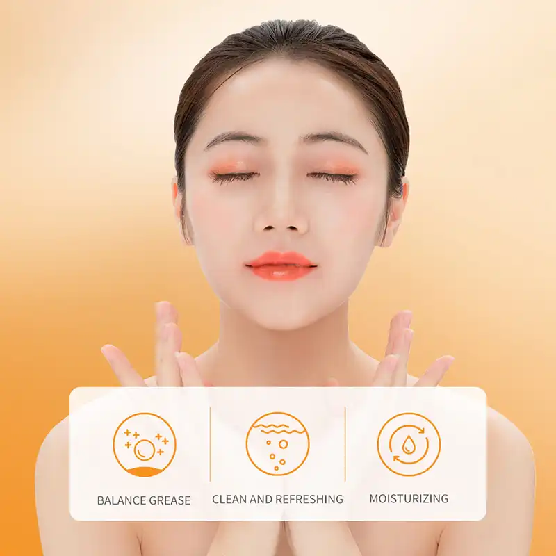 Vitamin C Face Cleansers 100g Skin Care Cleaner Shrink Pore Deep Cleaning Care Skin Rejuvenation moisturizing Face Wash Oil Control