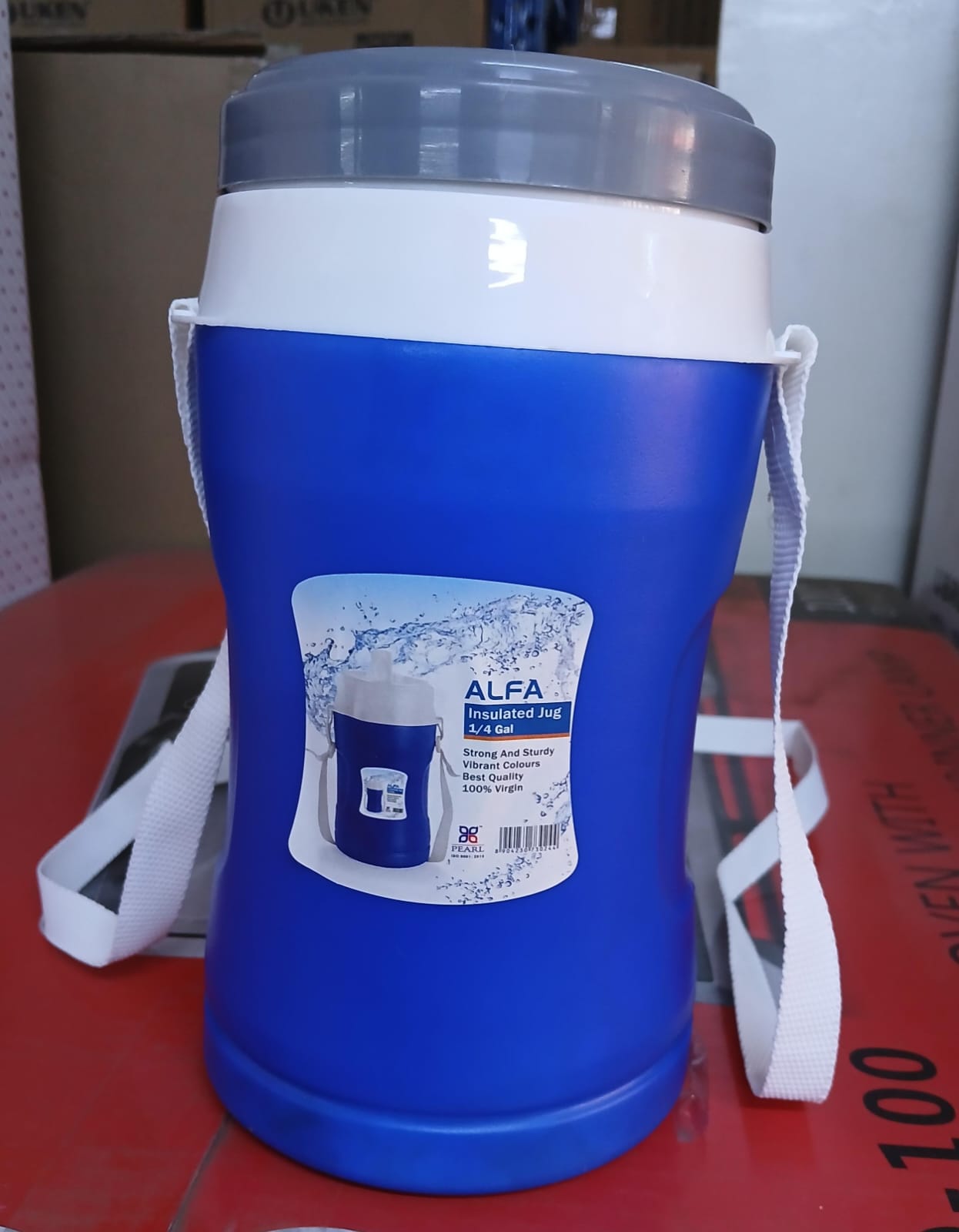 uken ice cooler box with superior double layer insulation cooler box for ice cream and other uses