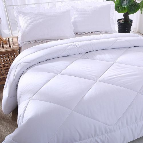 White cotton duvet 4pcs (1pc Duvet&1pcs Bed sheet&2pcs Pillow covers)