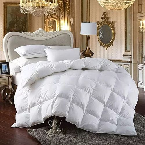 White cotton duvet 4pcs (1pc Duvet&1pcs Bed sheet&2pcs Pillow covers)