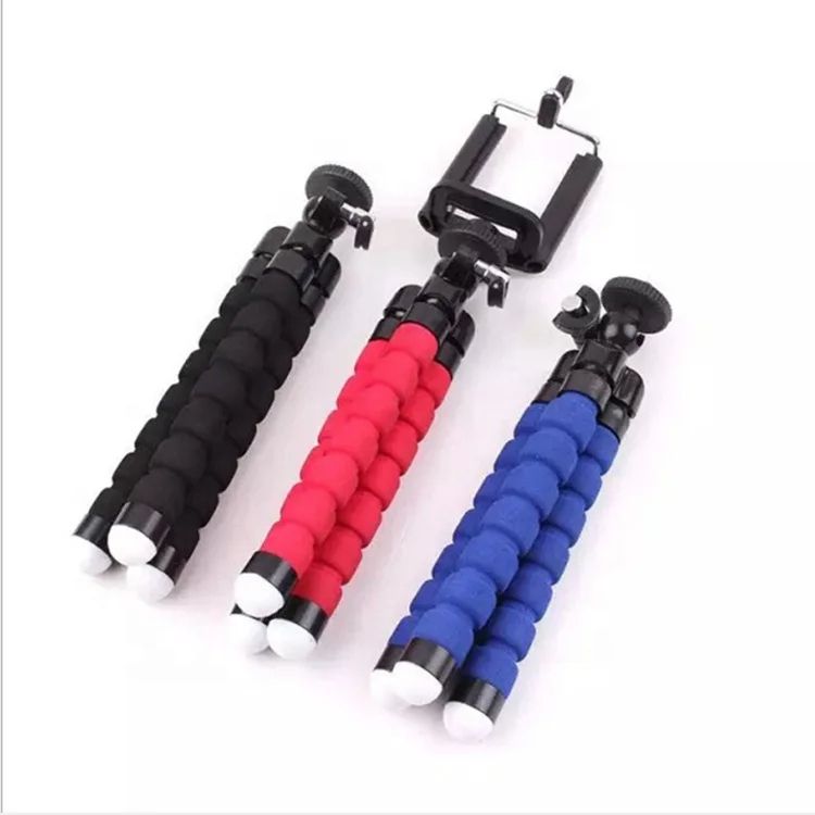 Mini 360 Flexible Tripods Octopus Phone Holder Smart Selfie Stick Portable Desktop Small Collapsible Tripod for Smartphone Camera  Bubble Tripod Hold/stand