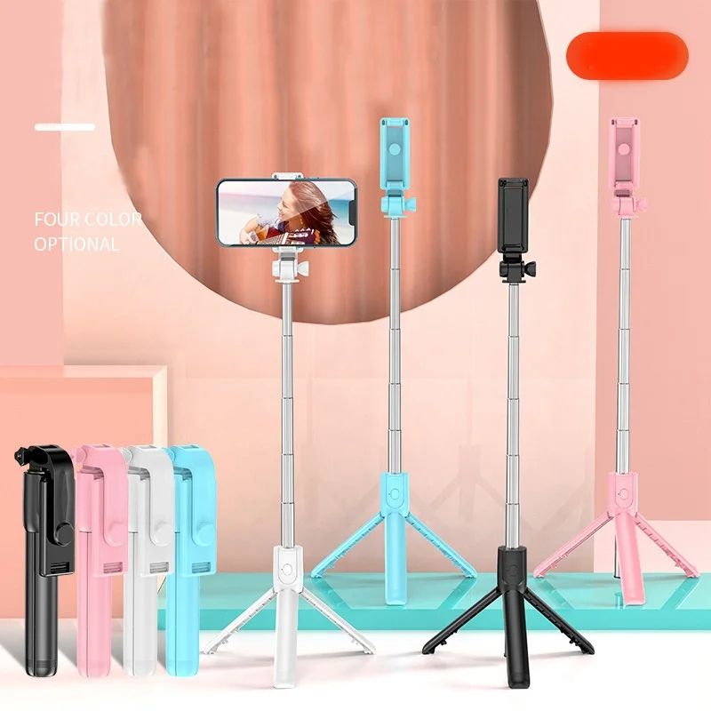 3-in-1 Selfie Stick Tripod With LED Light & Bluetooth Remote Extendable Phone Holder For Smartphone