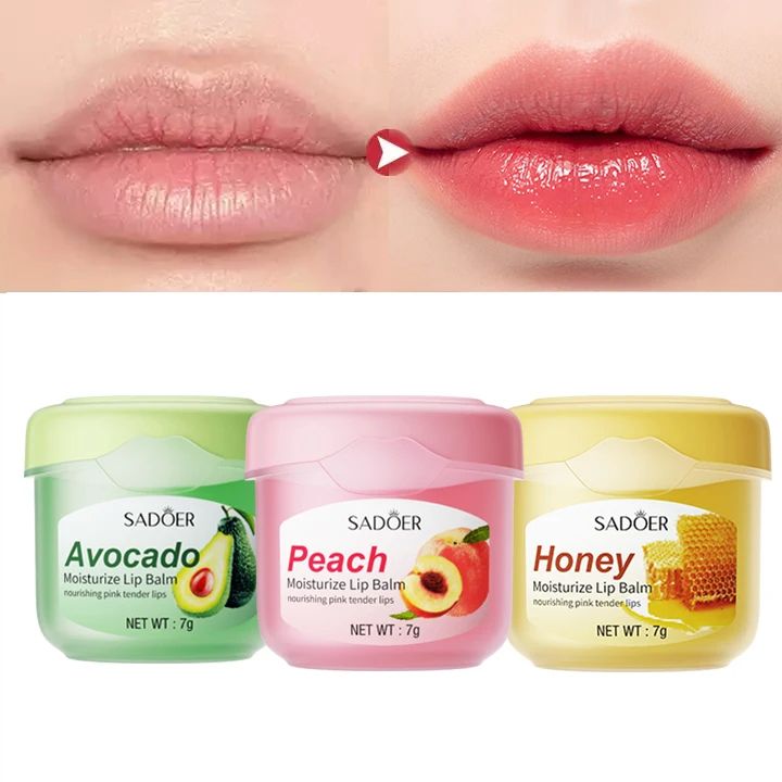 SADOER 2pcs Moisturizing Lip Balm - Hydrate, Nourish & Protect Your Lips