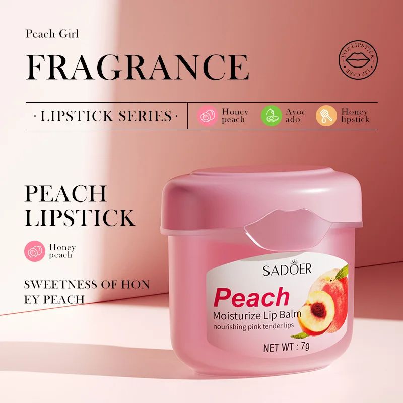 SADOER 2pcs Moisturizing Lip Balm - Hydrate, Nourish & Protect Your Lips