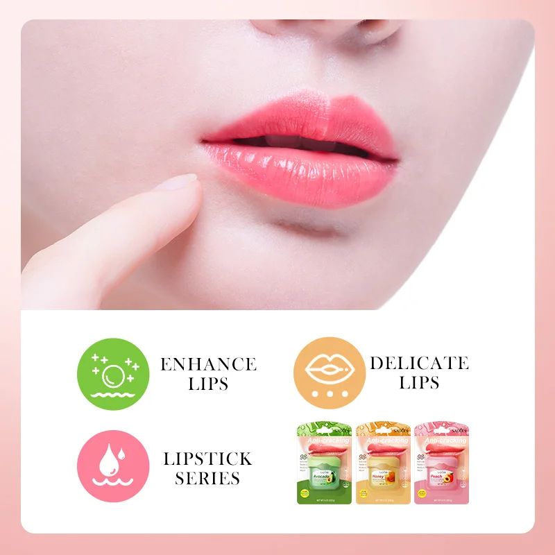 SADOER 2pcs Moisturizing Lip Balm - Hydrate, Nourish & Protect Your Lips