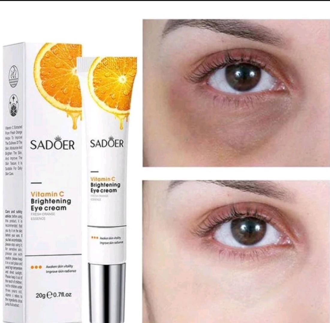 Vitamin C Eye Cream, Brightening Eye Cream, Moisturizing Eye Cream  Eye Cream Dark Circles Whitening Eye Cream Wrinkle Remover